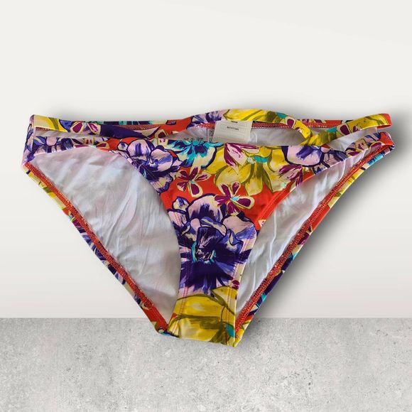 out from under Other - NWT Out From Under Urban Outfitters Floral Bikini Bottoms Strappy Cutouts Size L